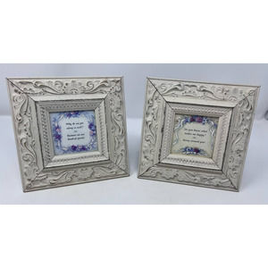 Artist Katie Seek Woman To Woman Heartful Inc. 2002 Framed Art Scalloped‎ Frames
